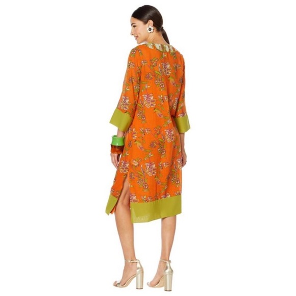 SALE 🎉 Rara Avis BY Iris Apfel Caftan Dress Sz Small - Picture 2 of 8